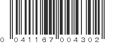 UPC 041167004302