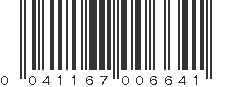 UPC 041167006641