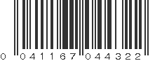 UPC 041167044322