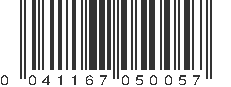 UPC 041167050057