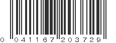 UPC 041167203729