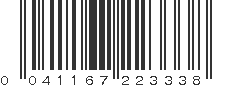 UPC 041167223338