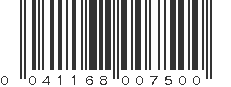 UPC 041168007500