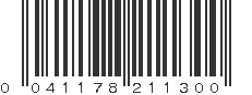 UPC 041178211300