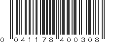 UPC 041178400308