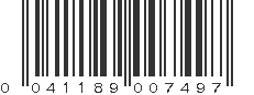 UPC 041189007497