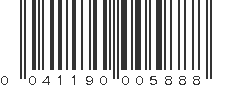 UPC 041190005888