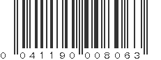 UPC 041190008063