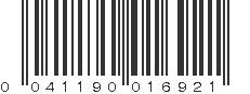 UPC 041190016921