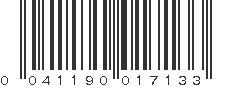 UPC 041190017133