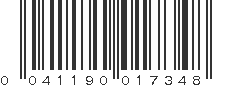 UPC 041190017348