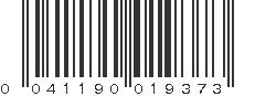 UPC 041190019373