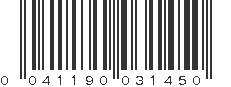 UPC 041190031450