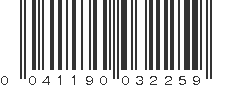 UPC 041190032259