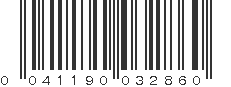 UPC 041190032860