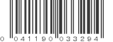 UPC 041190033294