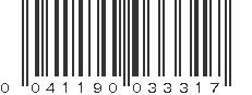 UPC 041190033317