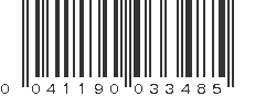 UPC 041190033485