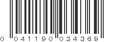 UPC 041190034369