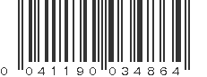 UPC 041190034864