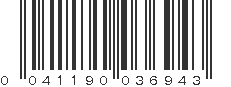 UPC 041190036943