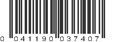 UPC 041190037407