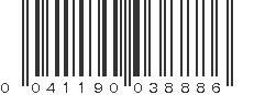 UPC 041190038886