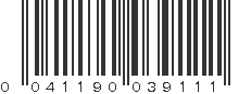 UPC 041190039111