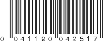 UPC 041190042517