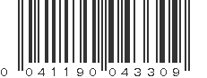 UPC 041190043309