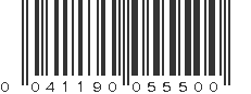 UPC 041190055500