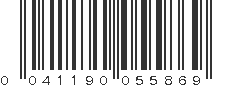 UPC 041190055869