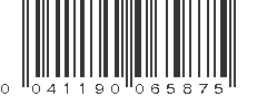 UPC 041190065875