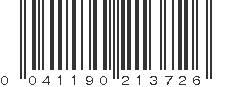 UPC 041190213726