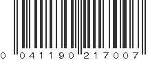 UPC 041190217007