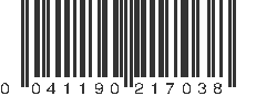 UPC 041190217038