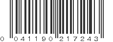 UPC 041190217243