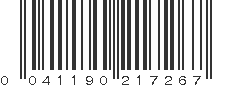 UPC 041190217267