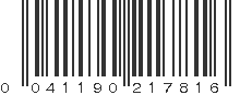 UPC 041190217816