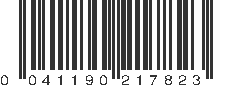 UPC 041190217823