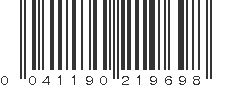 UPC 041190219698