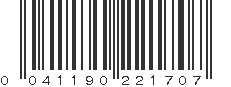 UPC 041190221707