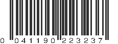 UPC 041190223237