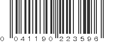 UPC 041190223596