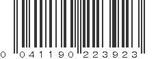 UPC 041190223923