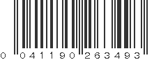 UPC 041190263493