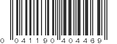 UPC 041190404469