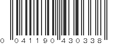 UPC 041190430338