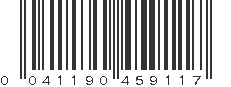 UPC 041190459117