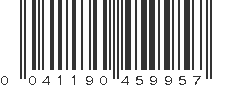 UPC 041190459957